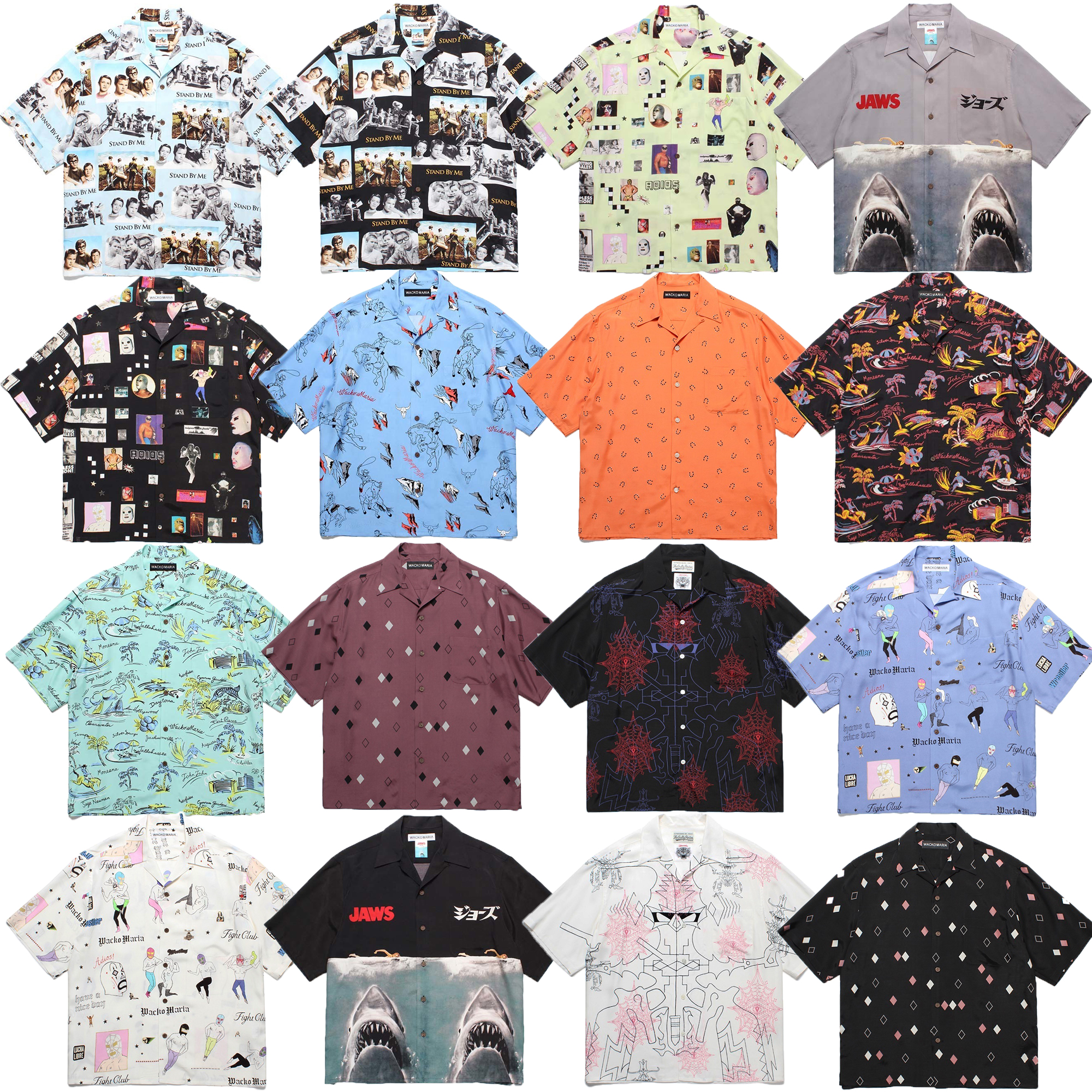 Japanese Lifestyle Brand - Мужская рубашка свободного кроя с коротким